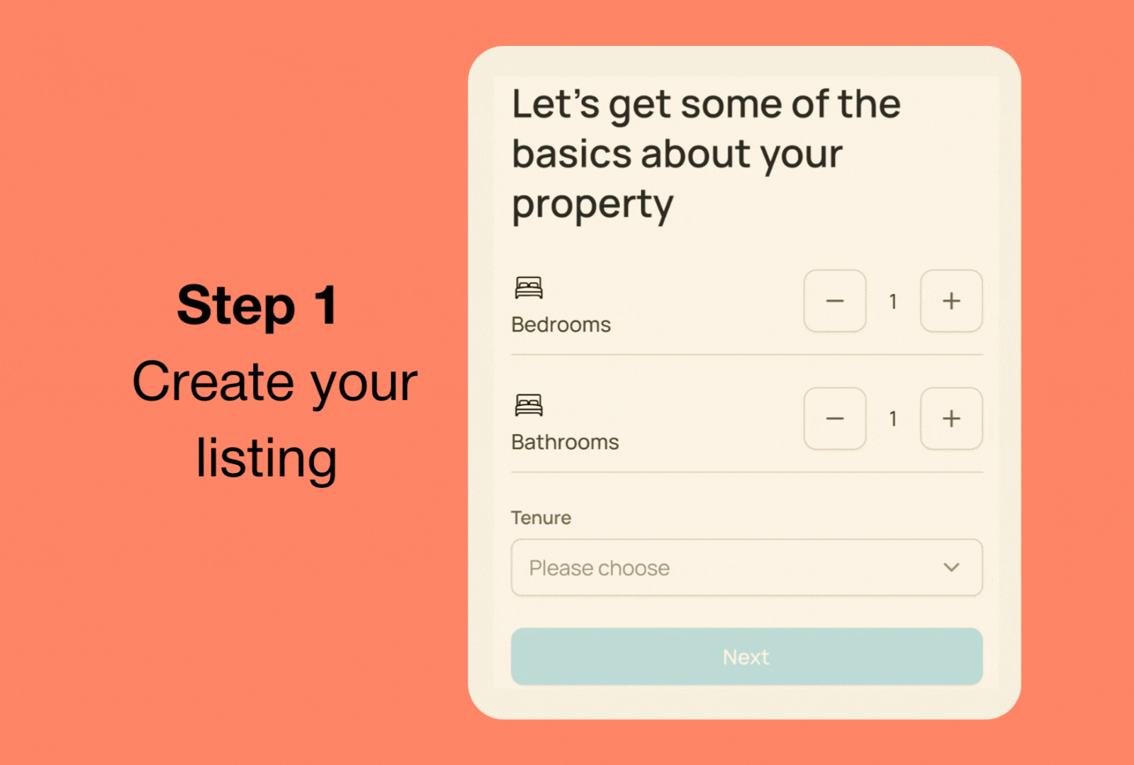 Create and manage your listing