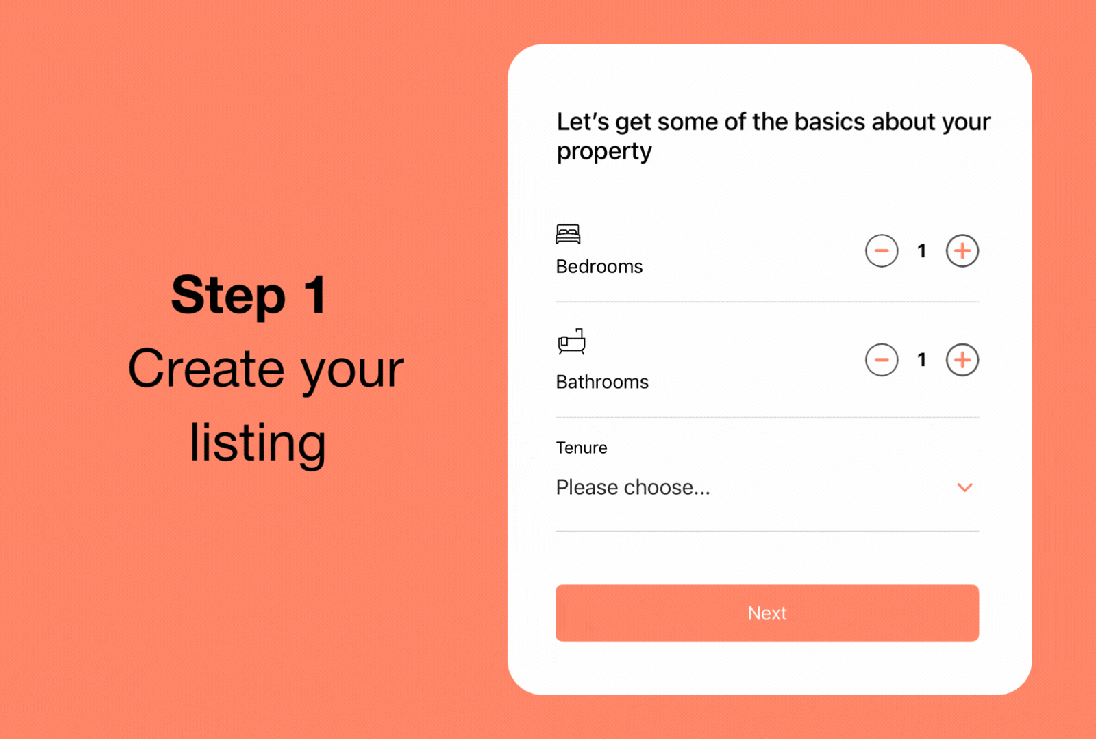 Create and manage your listing