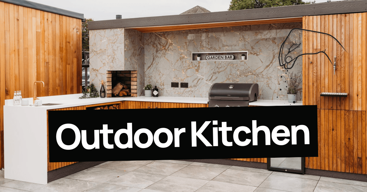 An Outdoor BBQ Kitchen